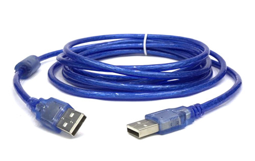 USB 2.0 AM to AM Cable Blue 3m